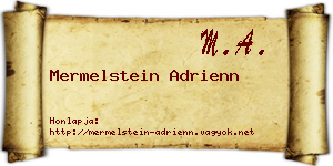 Mermelstein Adrienn névjegykártya